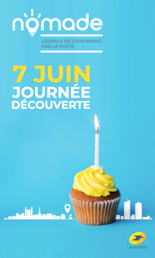 Aujourd’hui, ils fêtent les 1 AN de leur espace @nomadelyoncoworking