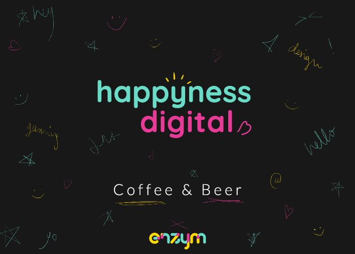 ENZYM paie ta bière au Happyness Digital Coffee and Beer