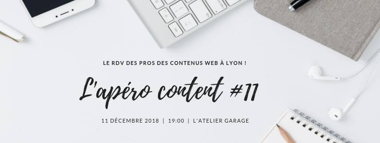 L’apéro content #11 – La typographie, 1er vecteur d’un message